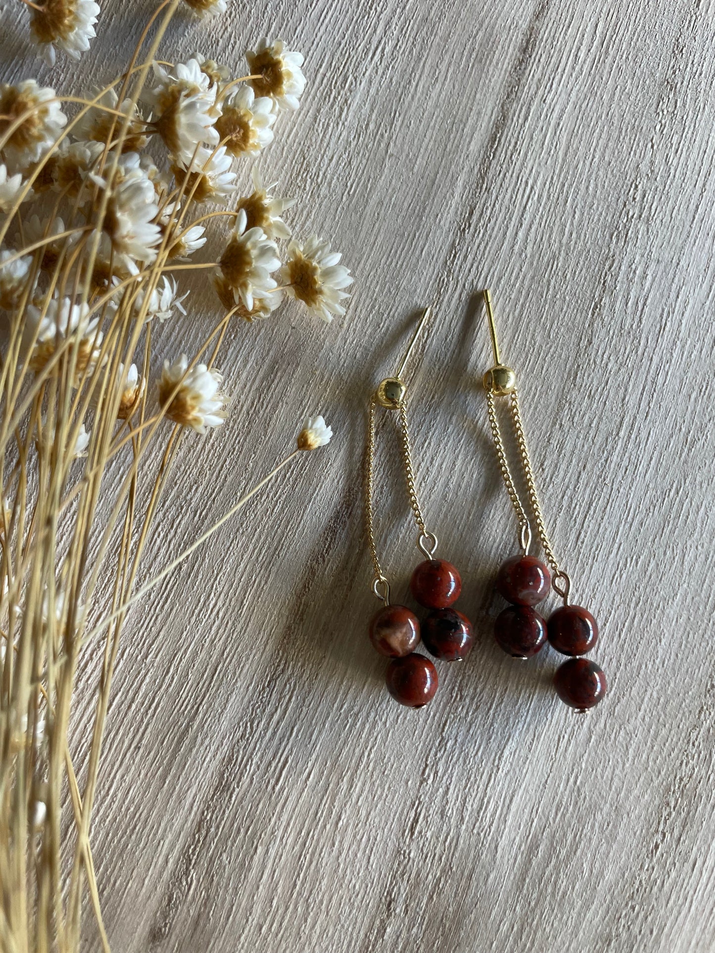 Short High Low Natural Gemstone Adjustable