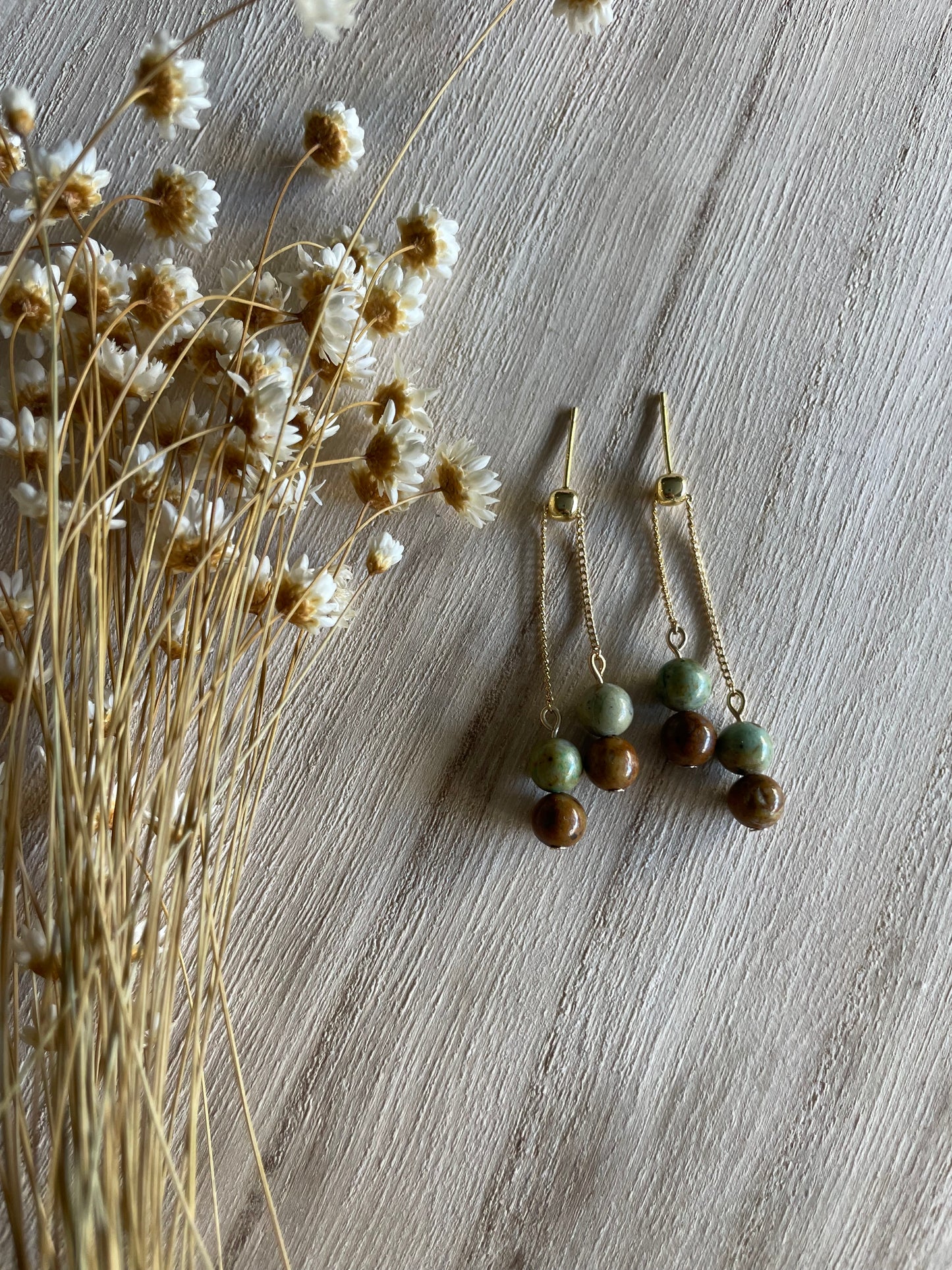 Short High Low Natural Gemstone Adjustable